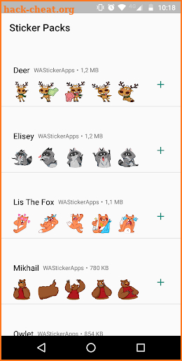 🐻🐷 WAStickerApps - Cute Animals and Animals screenshot