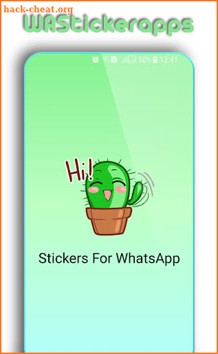 WAStickerApps: Cute Cactus Stickers screenshot