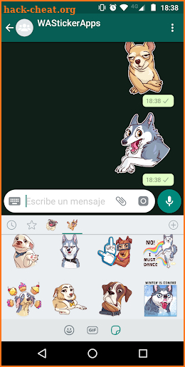 🐶 WAStickerApps - Cute dogs and puppies screenshot