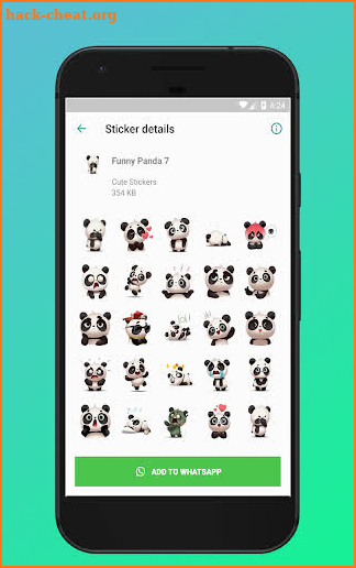 🐼  WAStickerApps Cute Panda Stickers for WhatsApp screenshot