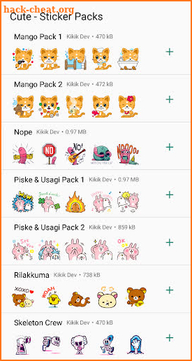 WAStickerApps - Cute Stickers (Paid) screenshot