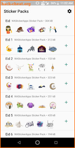 WAStickerApps Eid Sticker Pack screenshot