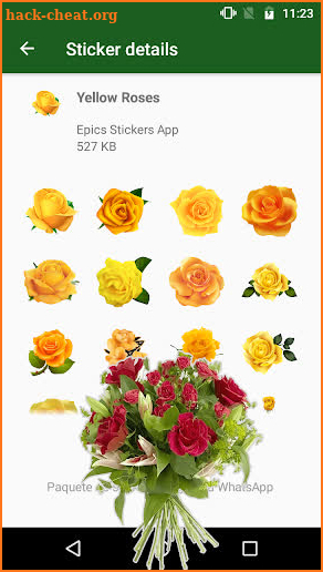 WAstickerApps Flowers and Roses Stickers screenshot