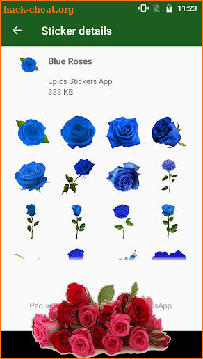 WAstickerApps Flowers and Roses Stickers screenshot