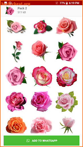 WAStickerApps - 🌹 Flowers Roses Stickers screenshot