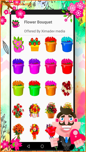 WAStickerApps - Flowers Stickers screenshot