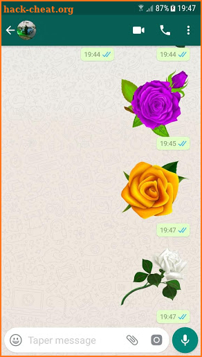 WAStickerApps - flowers Stickers collection screenshot