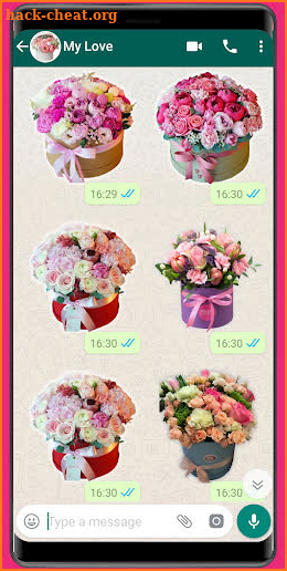 WAStickerApps Flowers💐WAStickerApps Roses sticker screenshot