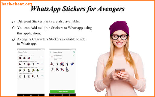 WAStickerApps for Avengers screenshot