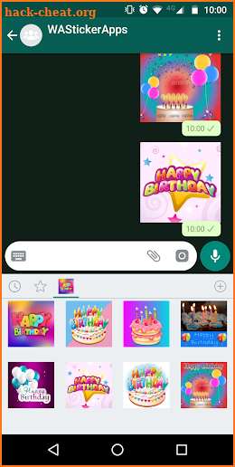 🎈🎉 WAStickerApps - Happy Birthday screenshot