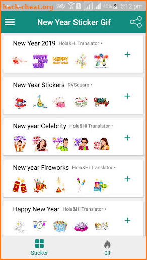 WAStickerApps - Happy New Year 2019 Sticker Pack screenshot