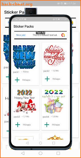WAStickerApps Happy new year 2022 Sticker screenshot