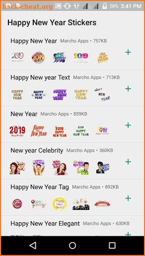 WAStickerApps- Happy New Year Stickers screenshot
