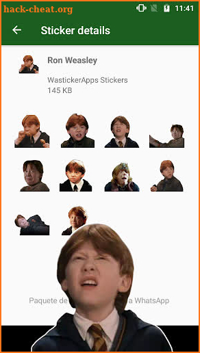 WAstickerApps Harry P. Memes (Stickers) screenshot