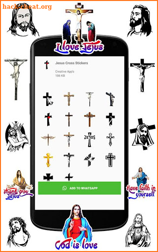 WAStickerApps - Jesus Stickers screenshot