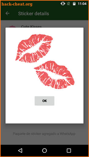 WAstickerApps 💋 Kisses and Lips Stickers screenshot