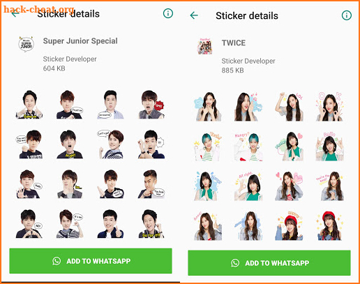 WAStickerApps Korean Idol Sticker for WhatsApp screenshot