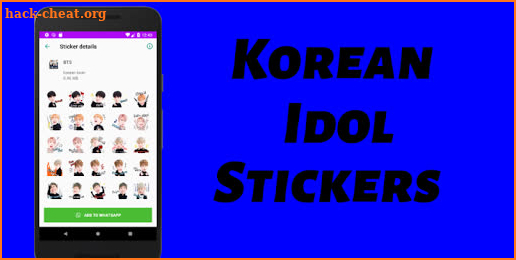 WAStickerApps Kpop Idol Sticker screenshot