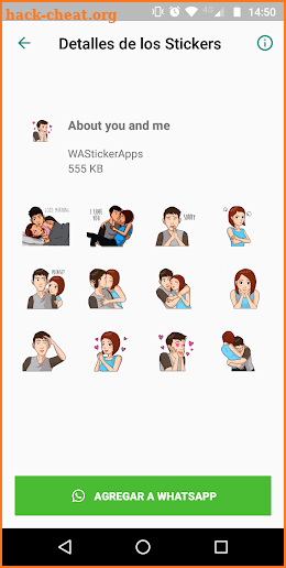 💘 WAStickerApps - Love and Couples screenshot