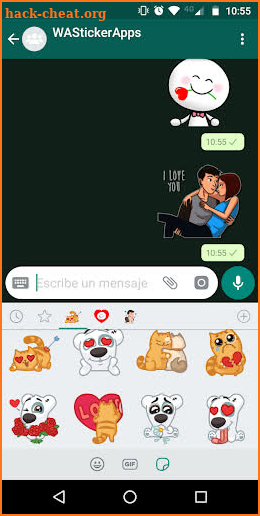 💘 WAStickerApps Love and Lovers Couples screenshot
