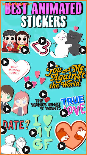 WAStickerApps Love Couple In Love Stickers screenshot