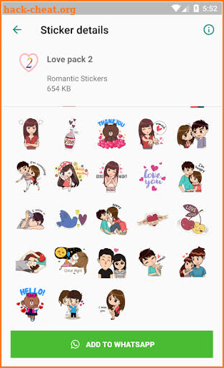 😍 WAStickerapps - Love Emoji - Whatsapp Stickers screenshot