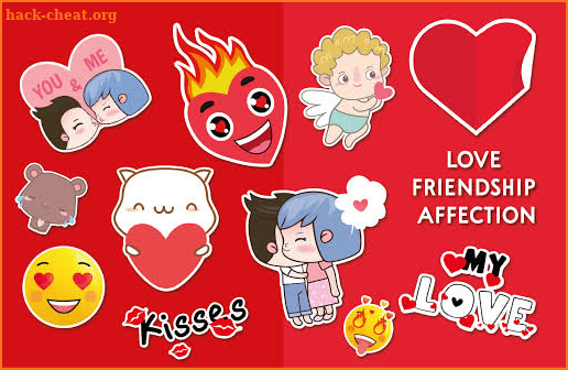 WAStickerApps - Love, friendship and affection screenshot