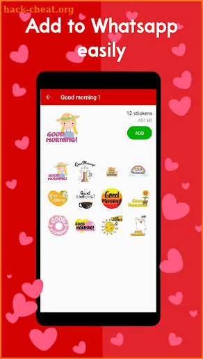 WAStickerApps - Love, friendship and affection screenshot