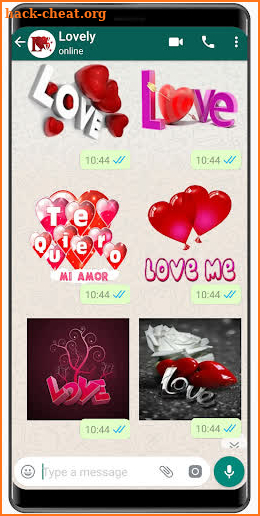 WAStickerApps love 💖 Heart Stickers 2020 screenshot