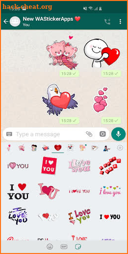 💟 WAStickerApps Love, I love you Stickers screenshot