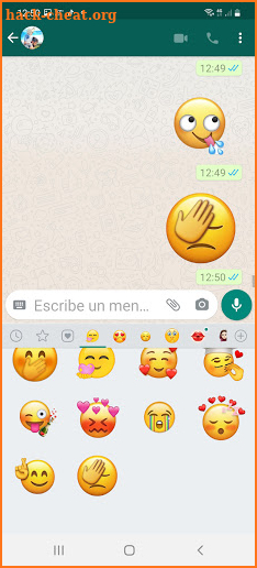 Wastickerapps love stickers emojis for Whatsapp screenshot
