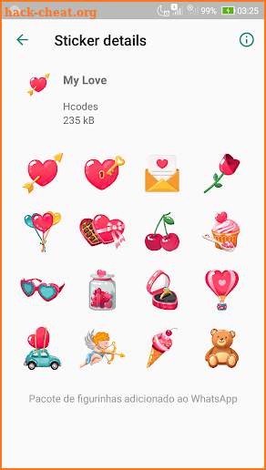 WAStickerApps - Love Stickers for WhatsApp screenshot