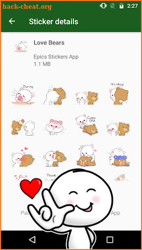 WAstickerApps Love Stickers (Romantic) screenshot