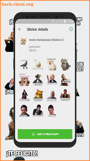 WAStickerApps - Memes Frases Sticker para WhatsApp screenshot