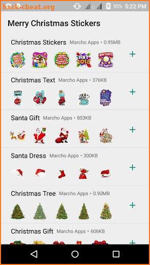 WAStickerApps-Merry Christmas Sticker screenshot