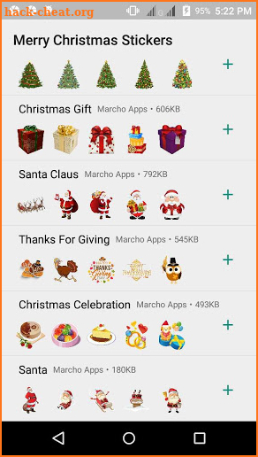 WAStickerApps-Merry Christmas Sticker screenshot