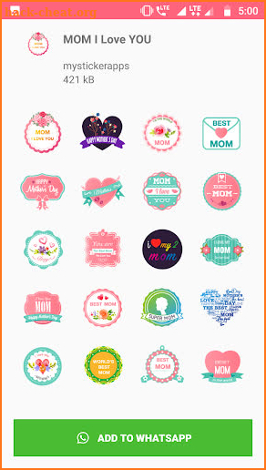 WAStickerApps - Mothers Day Stickers screenshot