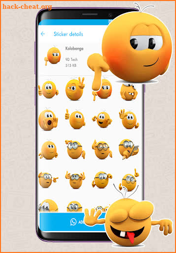 WAStickerapps - New Emoji Stickers for WhatsApp screenshot