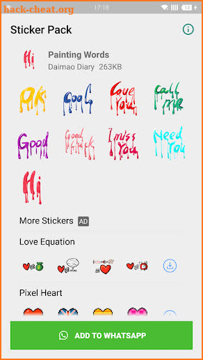 WAStickerapps - Painting Words screenshot