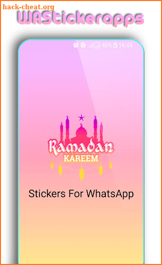 WAStickerApps: Ramadan Kareem Stickers screenshot