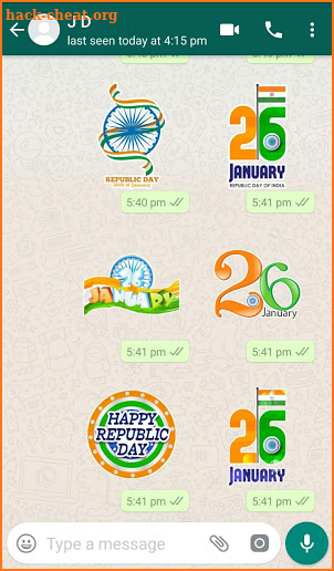 WAStickerApps - Republic Day Stickers For WhatsApp screenshot