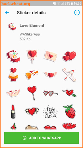 WAStickerApps - Romance Stickers Love Story Packs screenshot