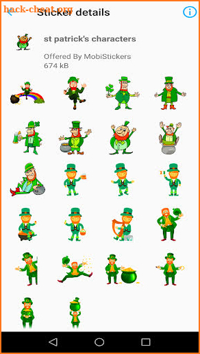 WAStickerApps Saint Patrick's Day screenshot