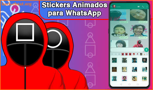WAStickerApps Squid Game Animated Stickers screenshot