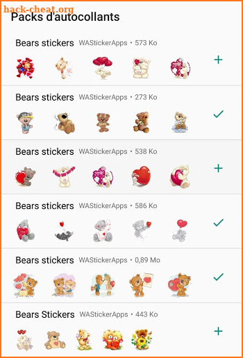 WAStickerApps - Teddy Bear Stickers screenshot