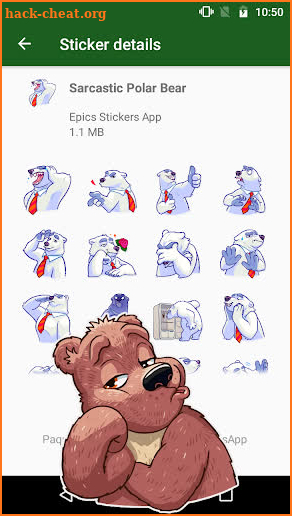 WAstickerApps Teddy Bears and Bears Stickers screenshot