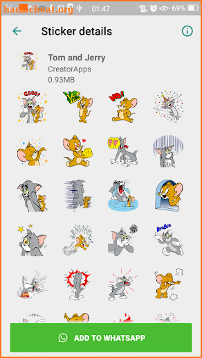 WAStickerApps : Tom And Jerry Sticker for WhatsApp screenshot