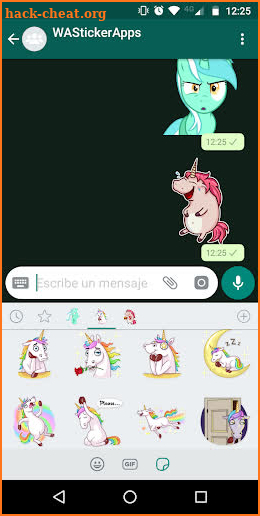🦄 WAStickerApps Unicorn Kawaii screenshot