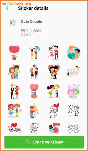 WAStickerApps -Valentine Day Stickers For Whatsapp screenshot