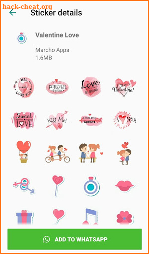 WAStickerApps -Valentine Day Stickers For Whatsapp screenshot